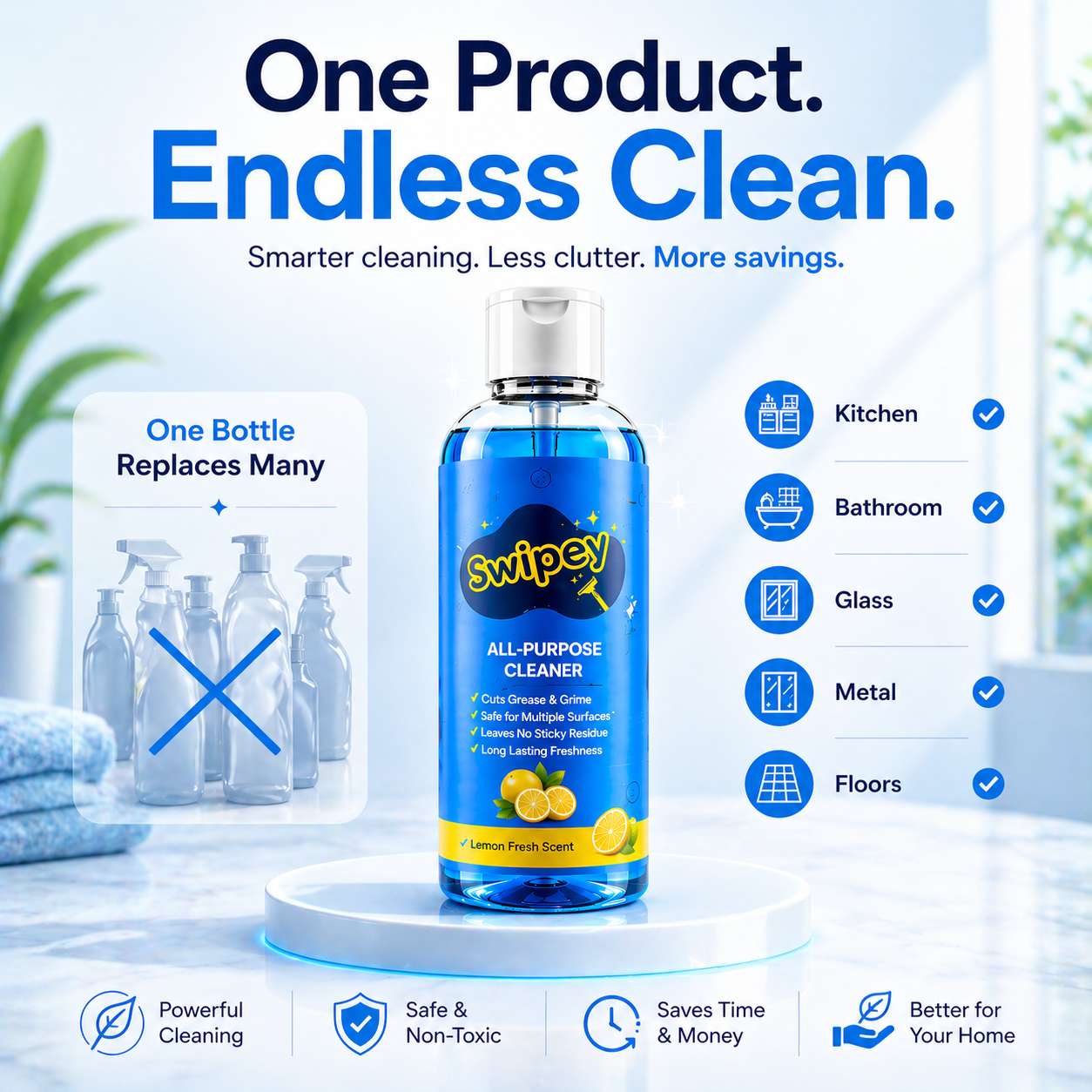 Swipey™ – Multi-Purpose Cleaner (Buy 1 Get 3 FREE)