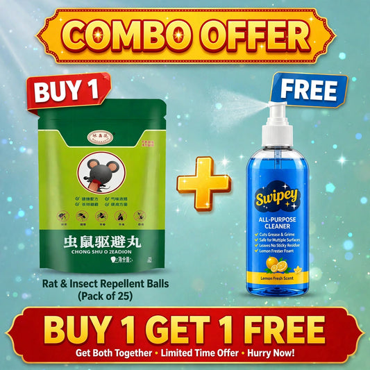 🐀 Rat Repellent Balls With Free 🎁  All-in-One Multipurpose Cleaner Spray ✨